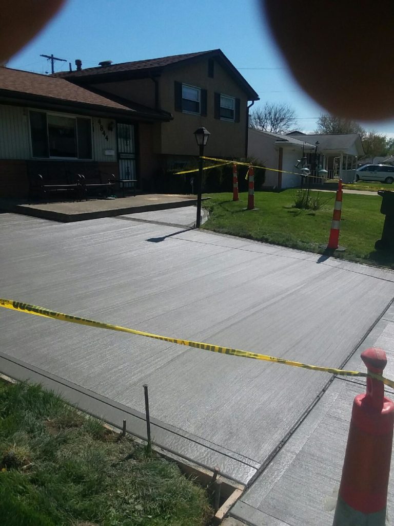 Concrete Driveway Install