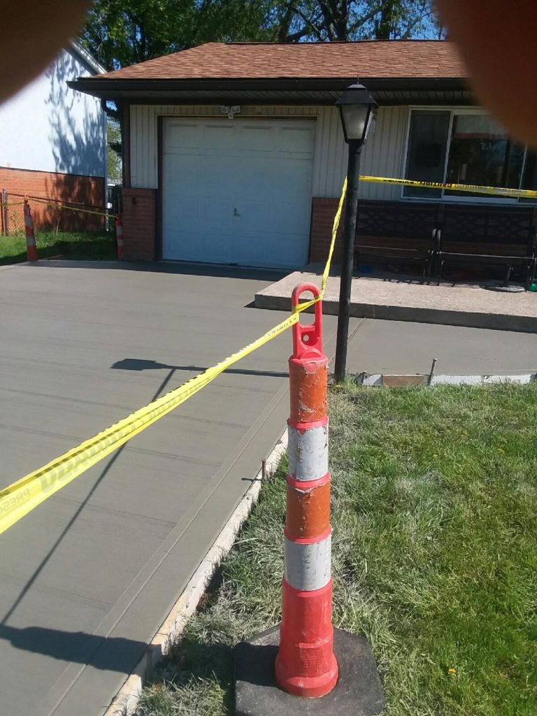 Concrete Driveway Install