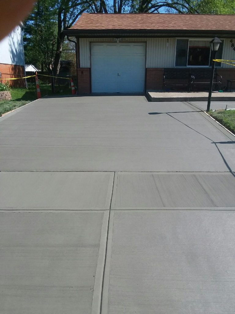 Concrete Driveway Install