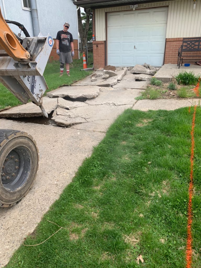 Concrete Driveway Install