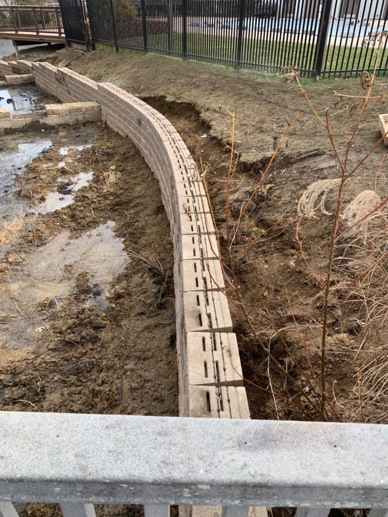 Concrete Retaining Wall