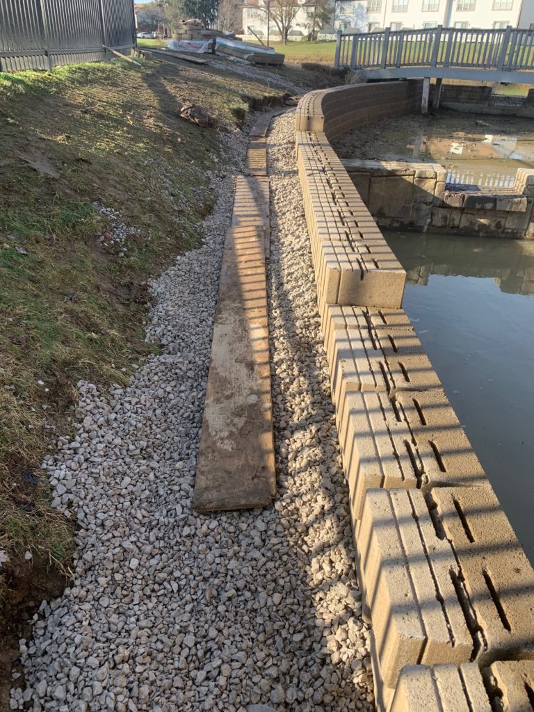 Concrete Retaining Wall