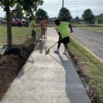 Concrete Sidewalk Curb