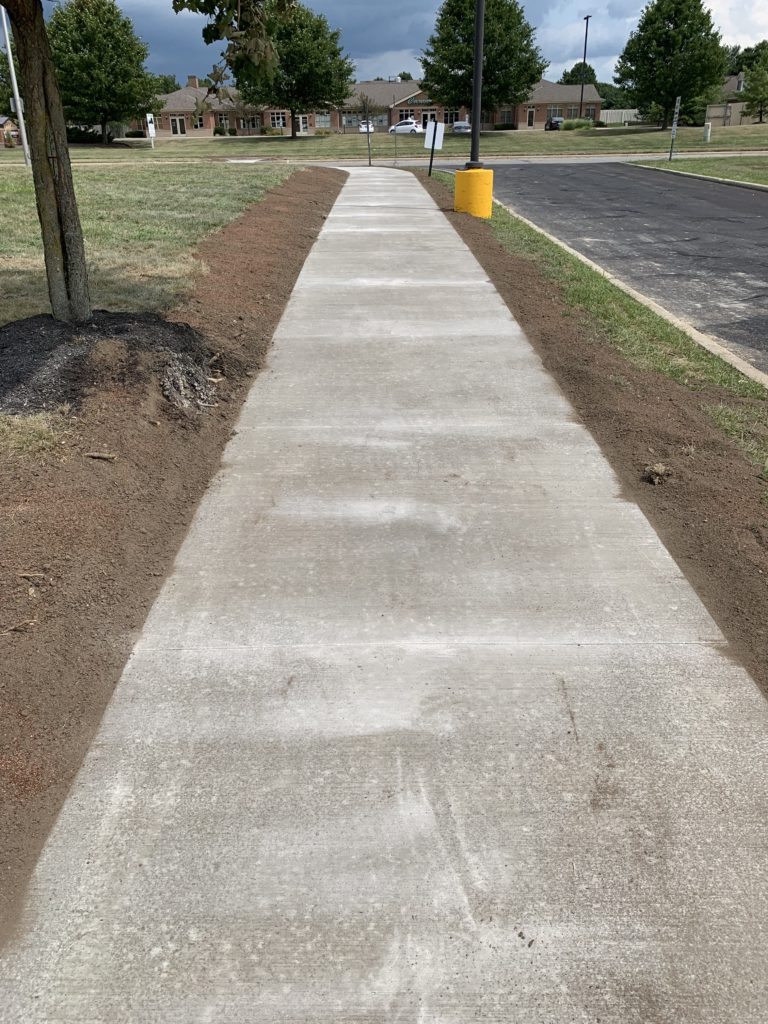 Concrete Sidewalk Curb