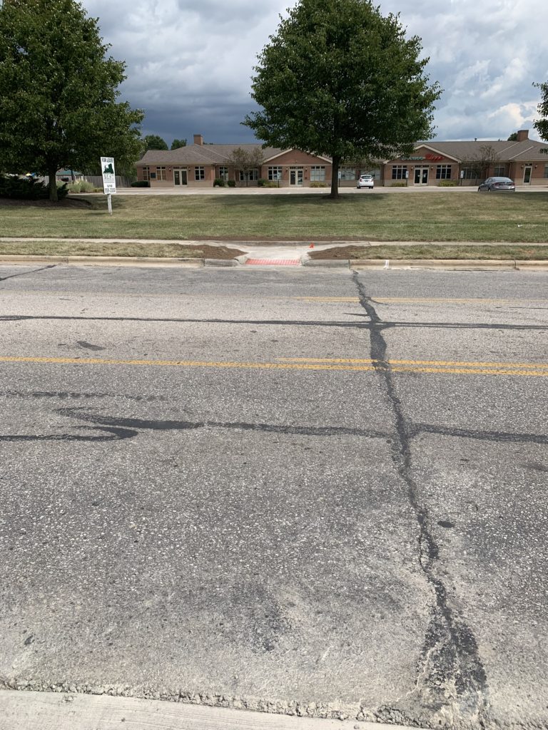 Concrete Sidewalk Curb