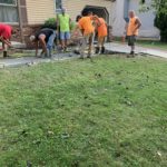 Concrete Sidewalk Curb