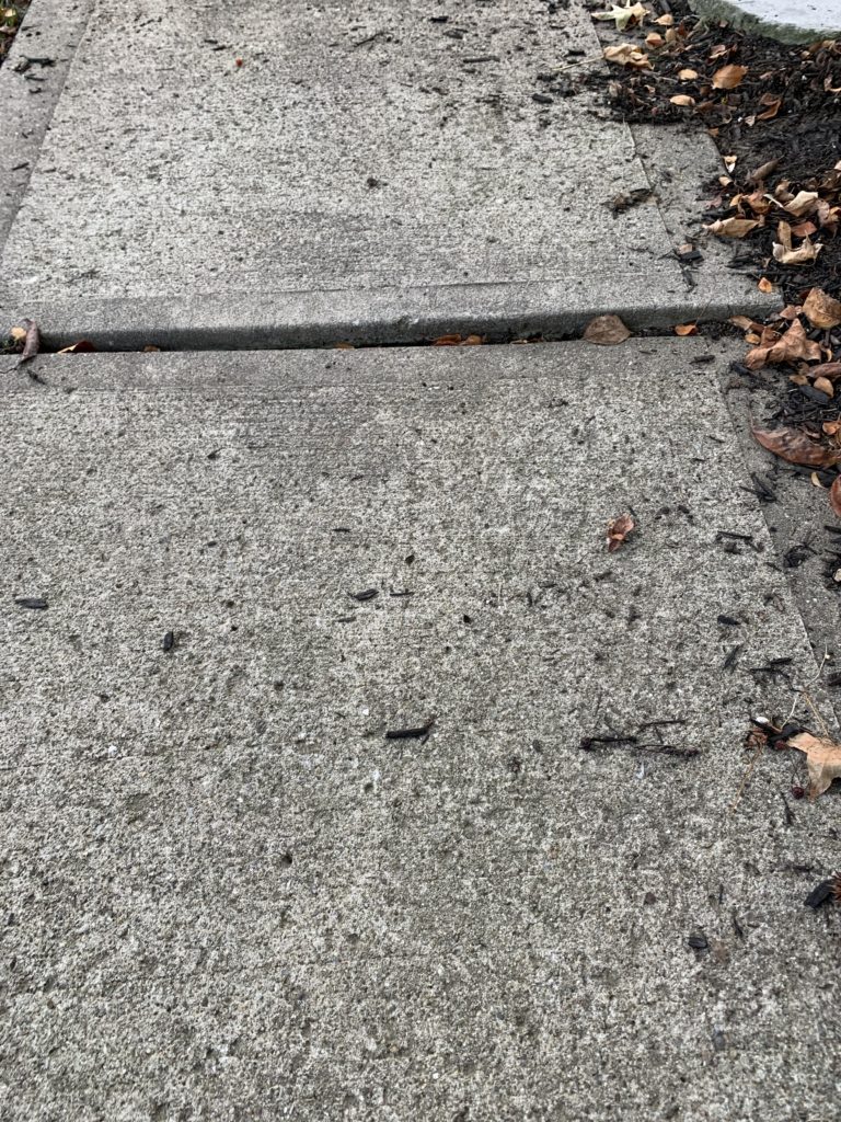 Concrete Sidewalk Curb