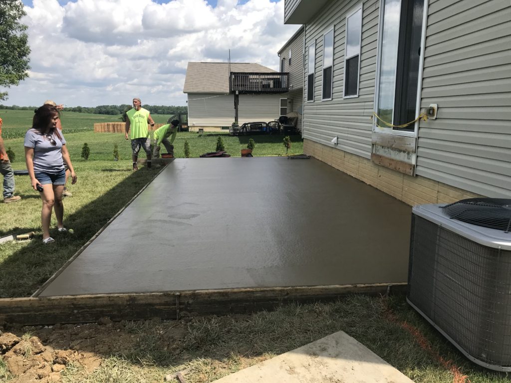 Stamped Concrete Patio