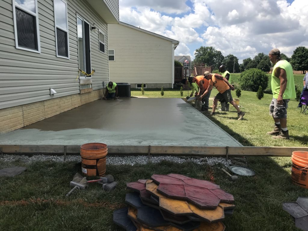 Stamped Concrete Patio