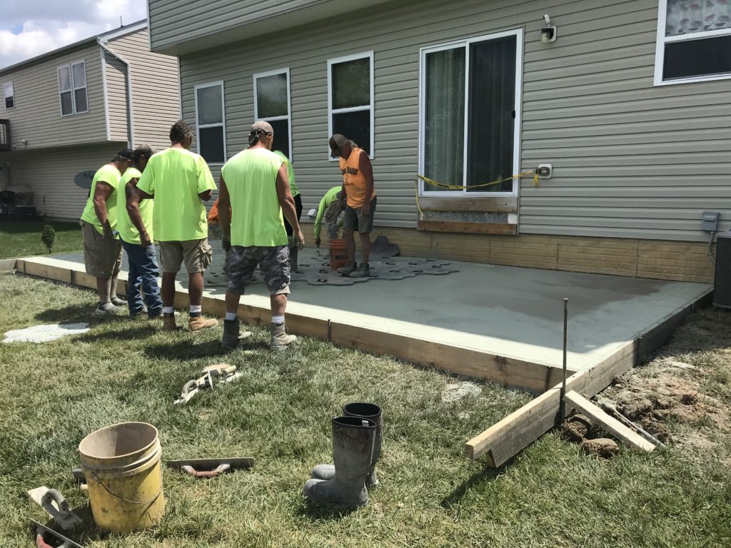 Stamped Concrete Patio