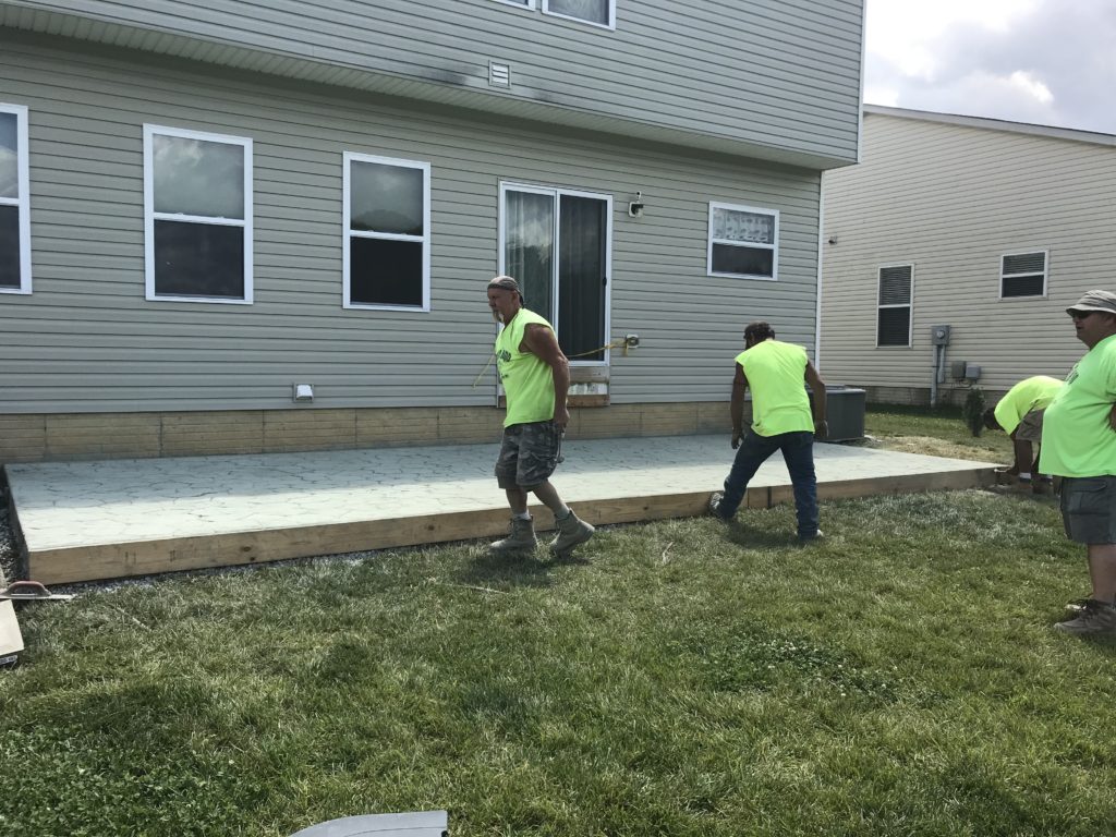 Stamped Concrete Patio