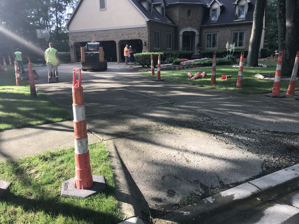 New Concrete Driveway