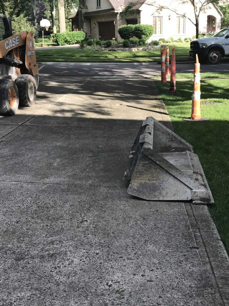 New Concrete Driveway