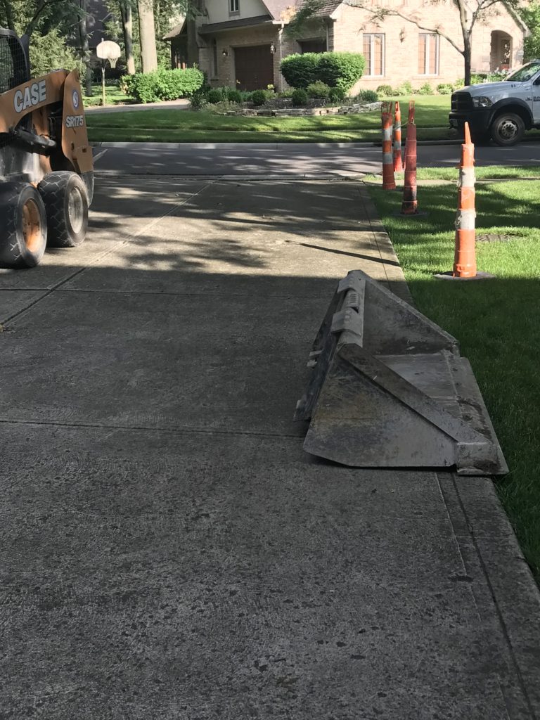 New Concrete Driveway