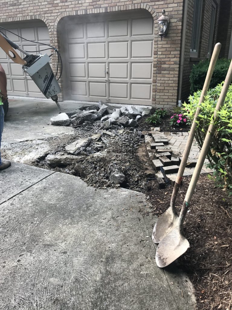 New Concrete Driveway