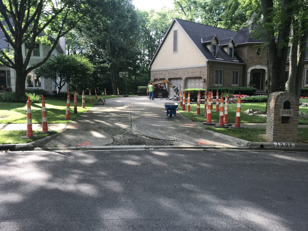 New Concrete Driveway