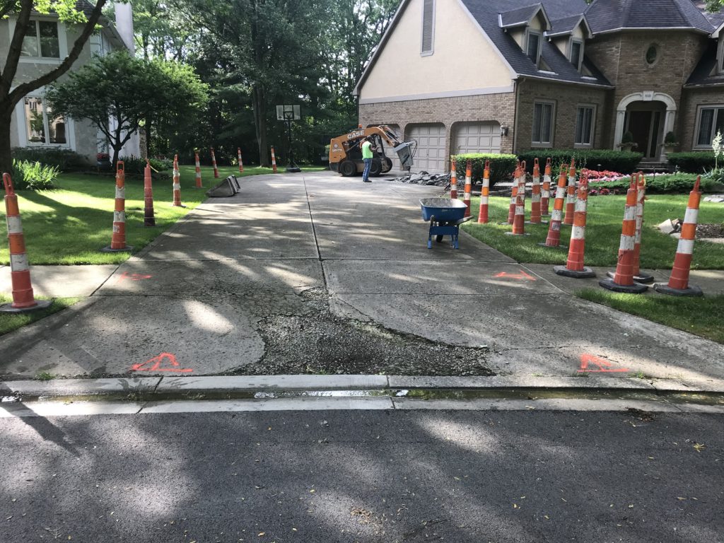 New Concrete Driveway