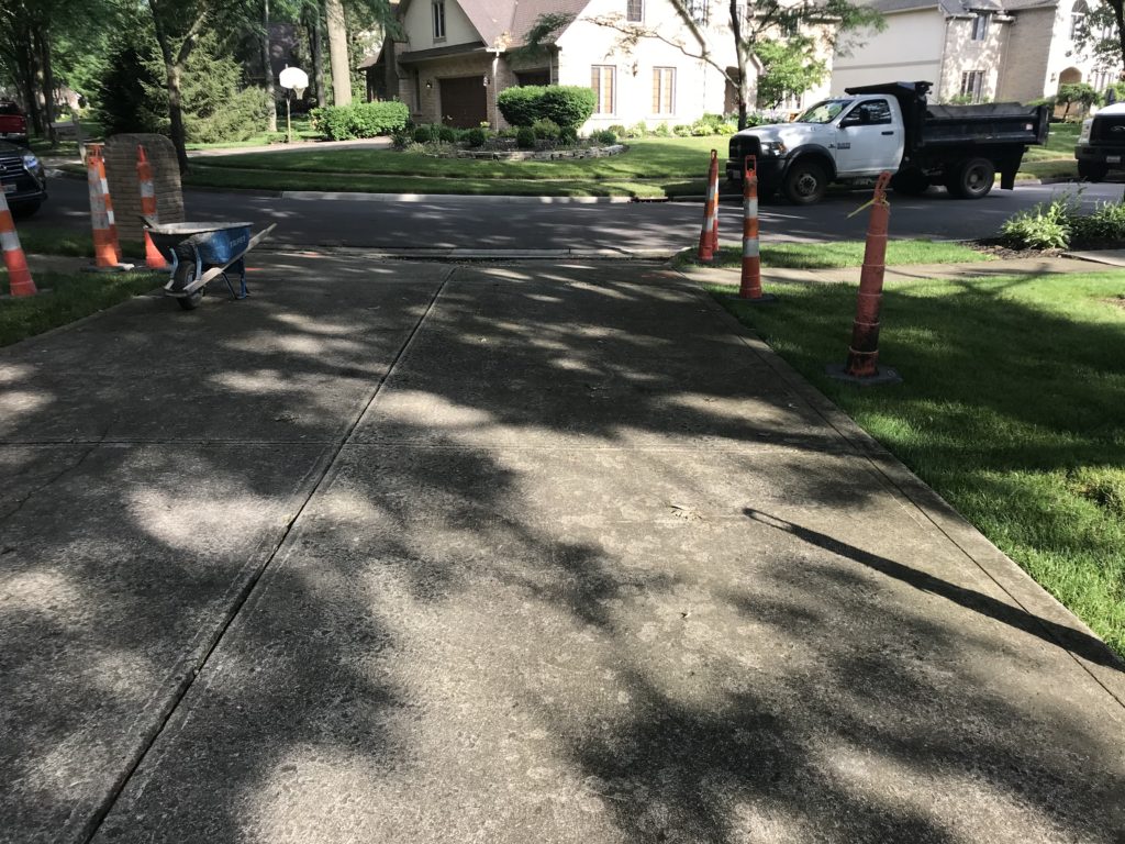 New Concrete Driveway