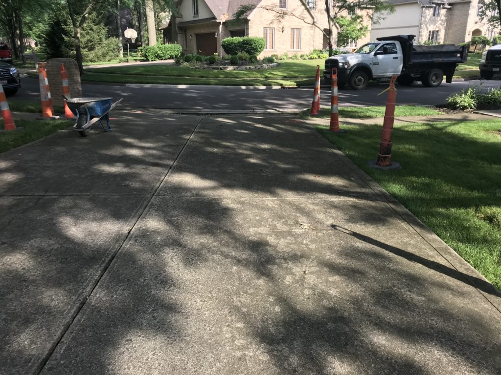 New Concrete Driveway