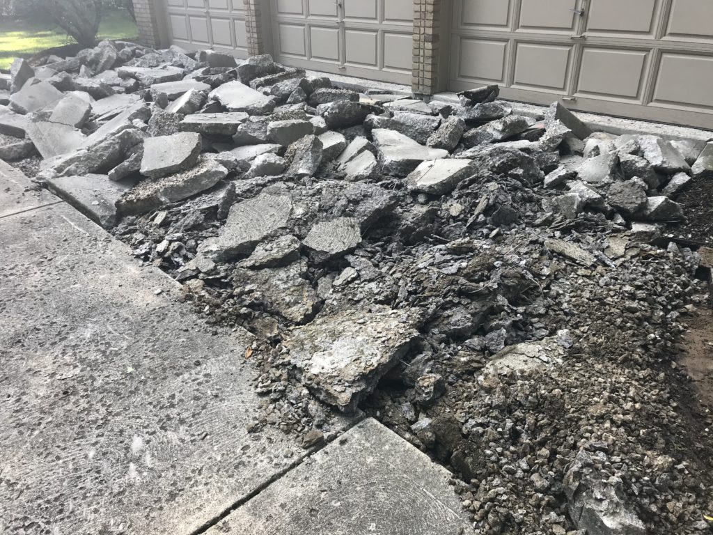 New Concrete Driveway