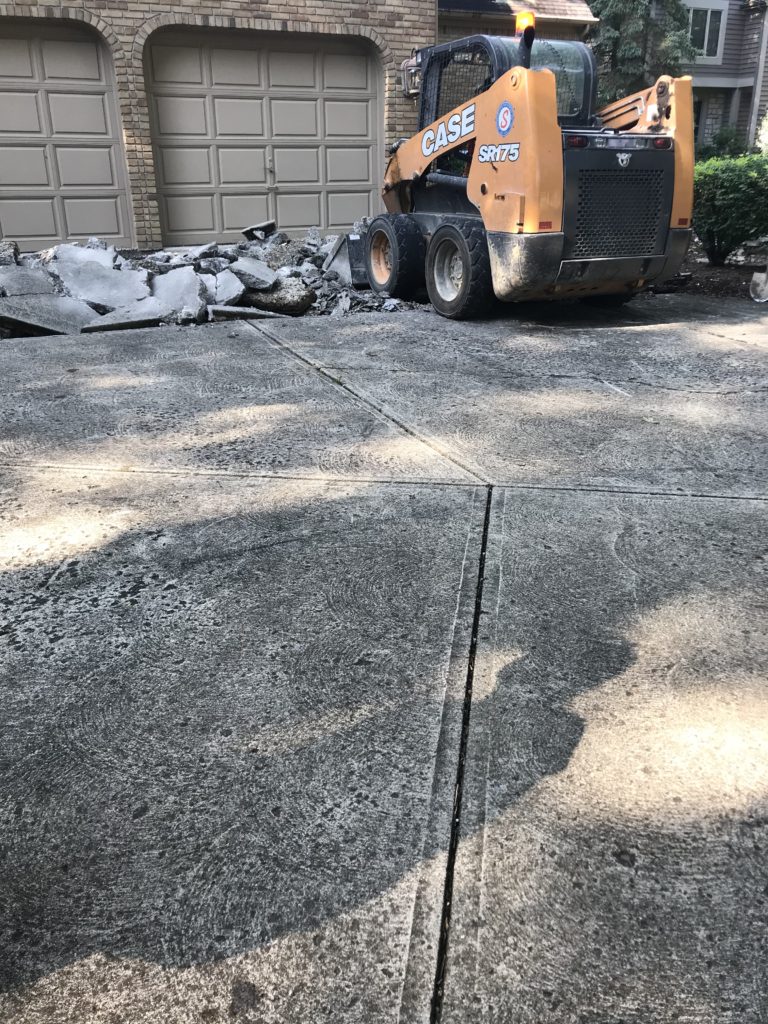 New Concrete Driveway