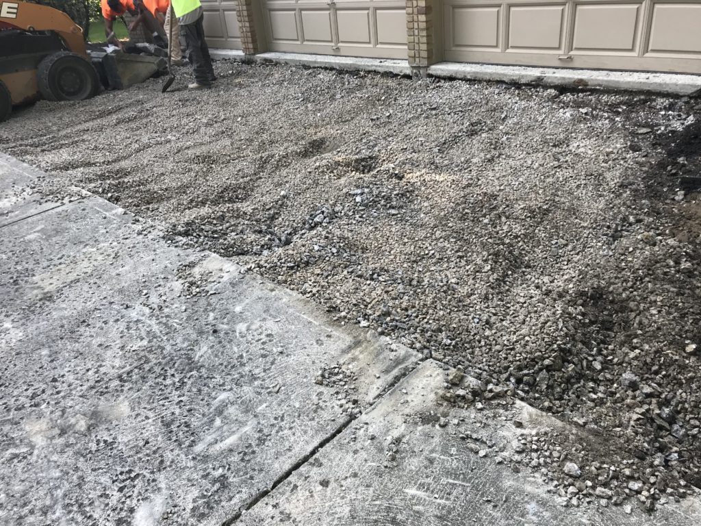 New Concrete Driveway